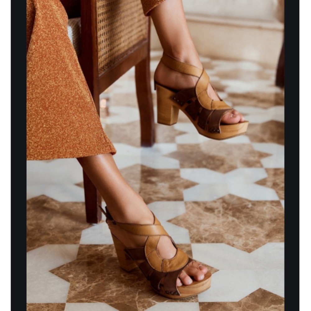 Arnhem Bonnie heel chestnut size 39